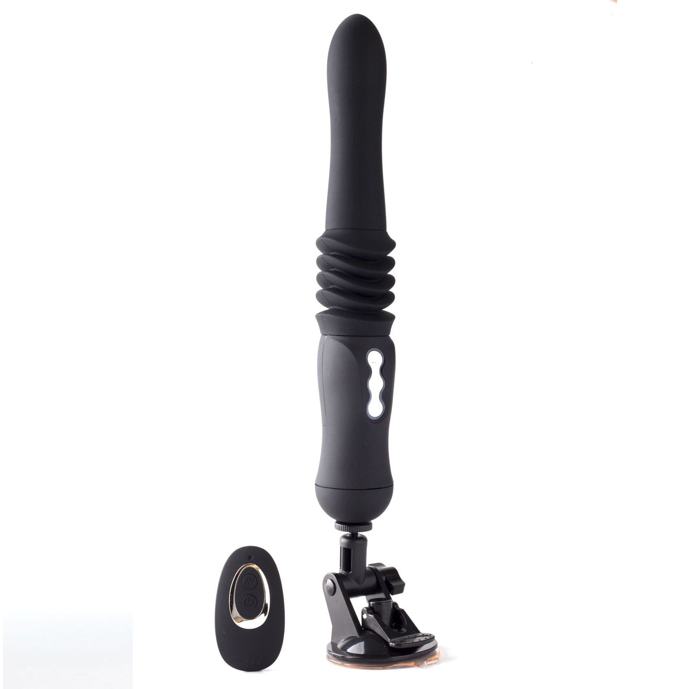 Max Silicone Thrusting Portable Love Machine - Black MTLM15102-BLK