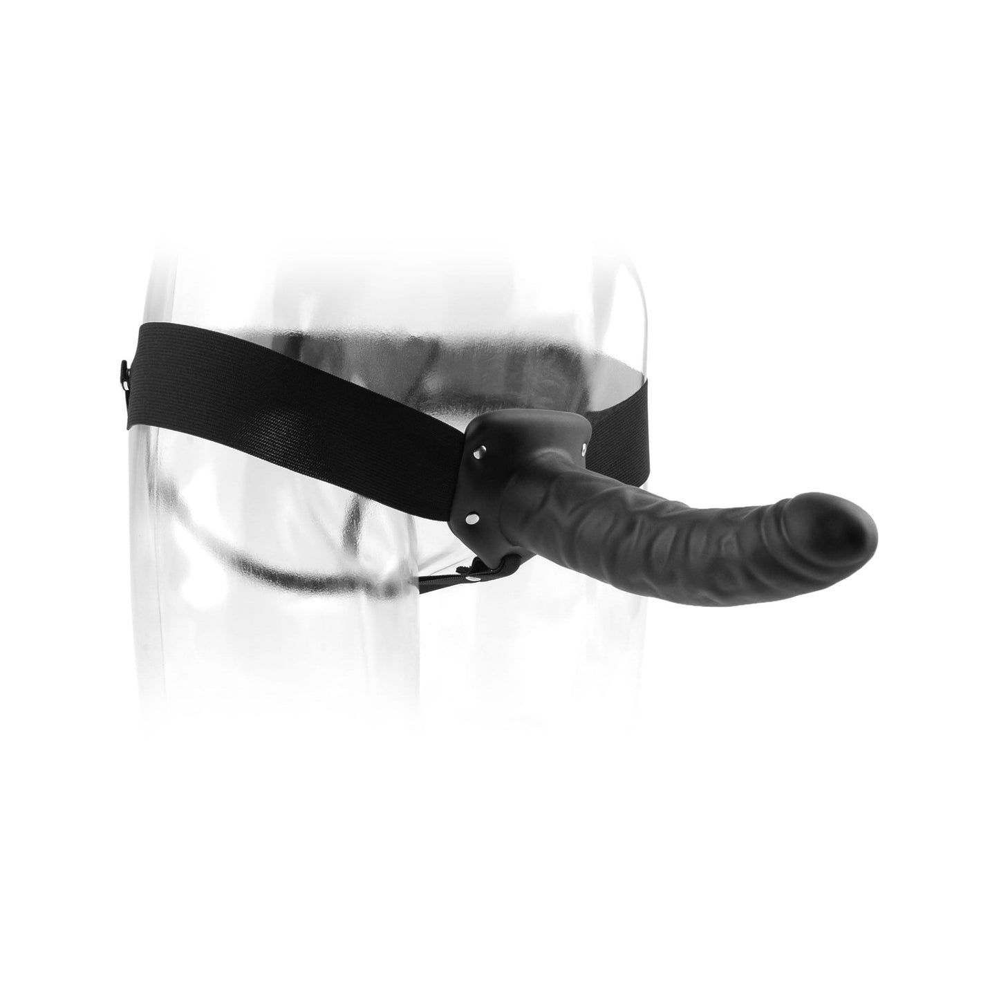 Fetish Fantasy Series 8 Inch Hollow Strap-on - Black PD3360-23