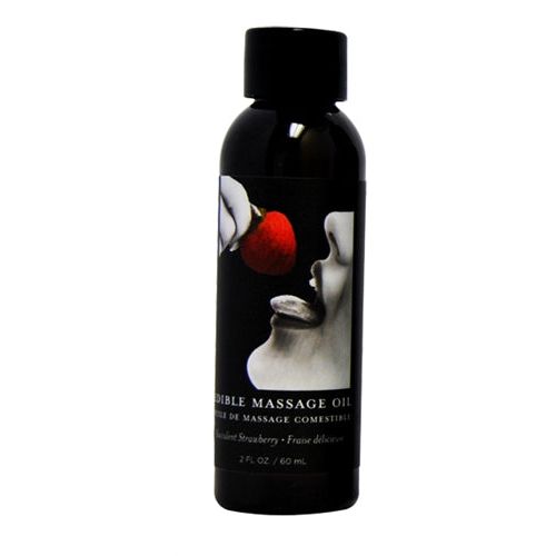 Edible Massage Oil - Strawberry - 2 Fl. Oz. EB-MSE203E