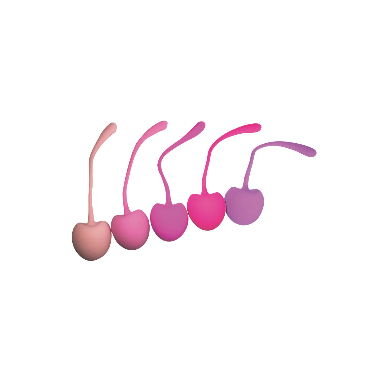 Pleasure Cherry Kegel Balls - Multi-Weighted - 5  Pack TMN-VT-1188