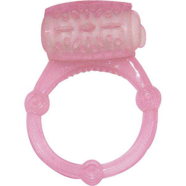 Humm Dinger Vibrating Penis Ring Clitoral Stimulator - Magenta HTP2065