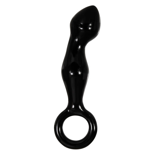 Adam's Glass Prostate Massager - Black AE-WF-9307-2