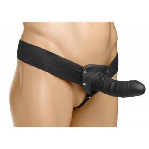 Erection Assist Hollow Strap on - Black SM-AD238