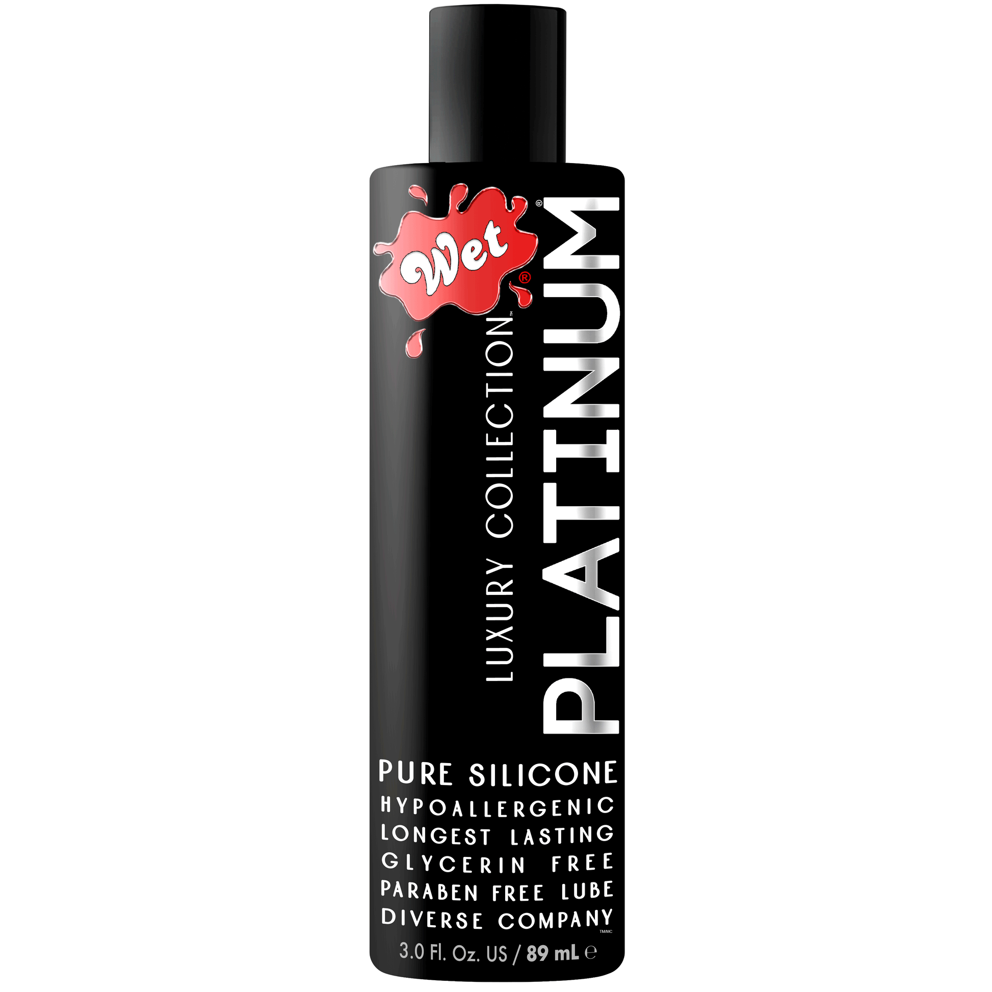 Wet Platinum Luxury Silicone Lubricant - 3 Fl. Oz WT20700